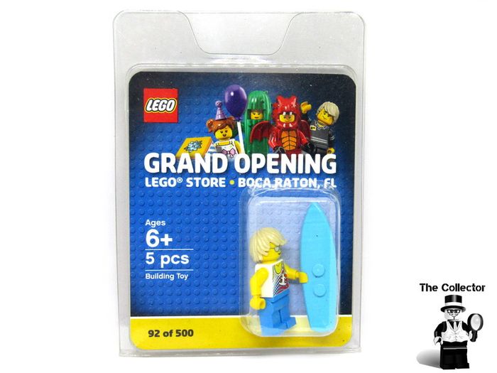 LEGO Store Grand Opening Boca Raton Minifigure Limited Edition 8 of 500