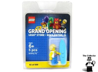 LEGO Store Grand Opening Boca Raton Minifigure Limited Edition 8 of 500