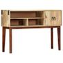 Console Table 115x30x76 cm Solid Rough Mango Wood Image 10