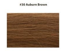 Micro Ring Hair Extensions 20" Double Drawn I Tip Remy Hair 25g - #30 Auburn Brown