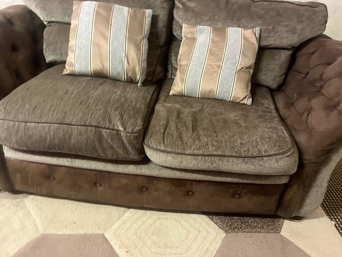 Brown 3+2 sofa set