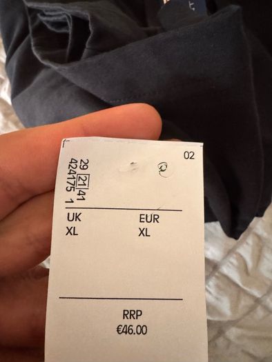 Gant fancy T-shirt black XL