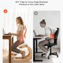 Ergonomic Kneeling Chair, Wooden Posture Knee Chair with Adjustable Thick Foam Cushions & Solid Wood Frame, Adjustable Height Image 7
