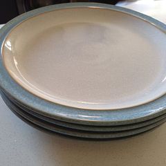 DENBY Elements: Four Large Dinner Plates