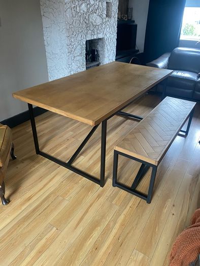 kitchen table & bench (