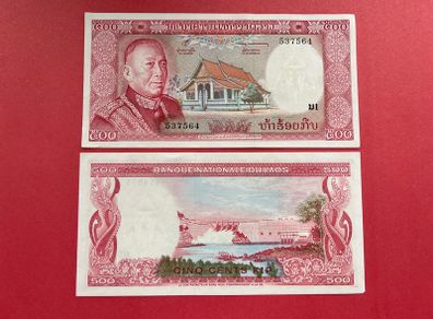 Lao  / Laos    500 Kip   1974.  ( uncirculated )