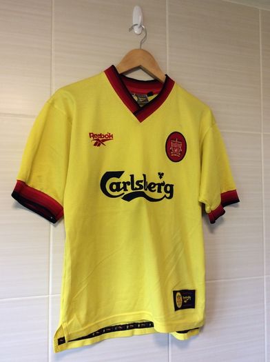 Liverpool Jersey. Official Reebok Mens Away Season 1997-1998. Original From The Time. Not A Modern Day Remake.