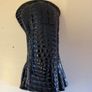 Black Crocodile Skin Golf Head Cover Set Image 6