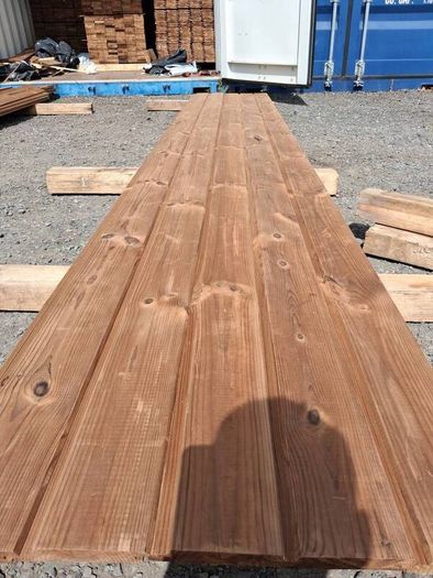 Pine Thermowood cladding T&G (33m2) left!