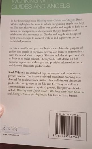Ruth White working with guides and Angels