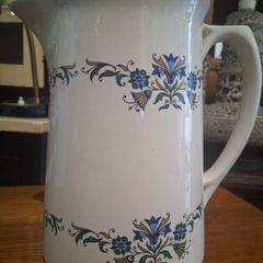 Large Midcentury Crown Lynn Water Pitcher Wash Jug