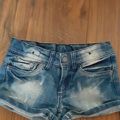 Jeans shorts girls size 7 years