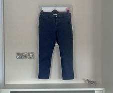 Ladies Navy Ankle Gazer Jeans from Gallery