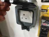 1 Gang Single Outdoor Socket IP65