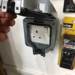 1 Gang Single Outdoor Socket IP65