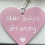 Shhhh baby dreaming sign Image 2