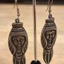 Vintage Large Ethnic Earrings Image 3