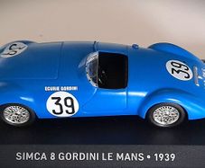 Diecast Model Le Mans Simca Huit (8) Gordini - Le Mans 1:43 Collection
