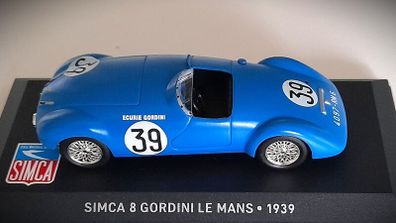 Diecast Model Le Mans Simca Huit (8) Gordini - Le Mans 1:43 Collection