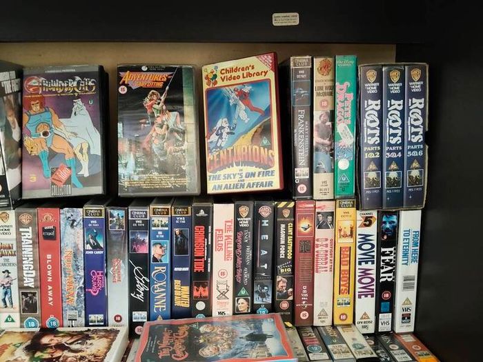 action figure, graphic novel, toys,books, VHS massive collection