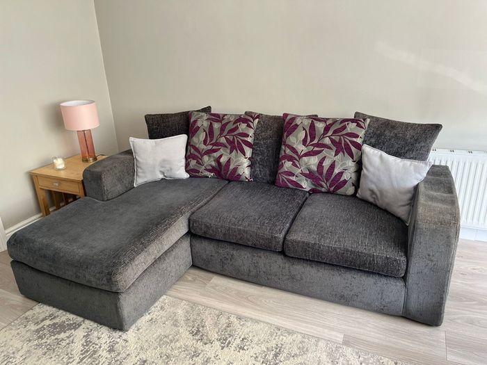 FREE TO TAKE DFS 3 Seater Chaise and 2 Seater Sofa Set Solid Condition
