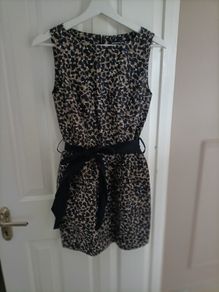 Leopard print dress size 8/10