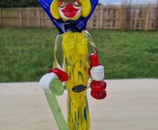 Murano glass clown figurine