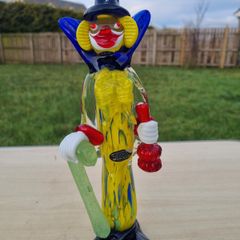 Murano glass clown figurine