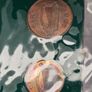 Ireland 1965 Coin Set in Plastic Holder Florin 3d 1d 1/2d Image 6