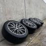 Genuine Volkswagen, Audi, Mercedes 18" Alloys & Tyres - Premium Tyres, Like New Image 2