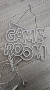 Neon Game Room Sign and LED Light Bars