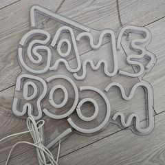 Neon Game Room Sign and LED Light Bars