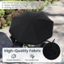 Garden Furniture Set 6 Pieces with Parasol, Patio Furniture Outdoor 4 Folding Chairs with Table, Balcony Furniture Set for 4 People, Outdoor Seating Set, Garden Set for Garden, Balcony, Patio Image 4