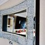 Crushed diamond mirror furniture Image 10