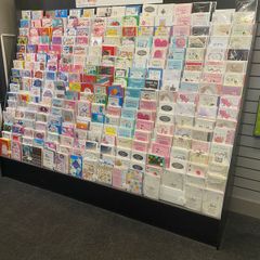 Greeting Card Stand including cards