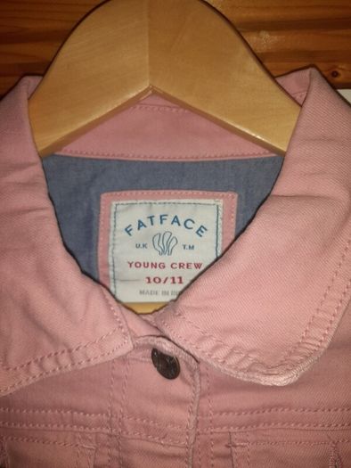 girls pink jacket by fatface