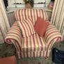 Sofa and 2 armchairs and storage footstool Image 6