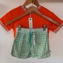 Scandi Funky Girls BaBa Kidswear 7-8yrs shorts & top Image 2