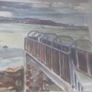 a large water colour of view of howth from sa;thill by  OISIN ROCHE Image 3