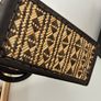 Leather, Wood and Weaving Handbag Image 3
