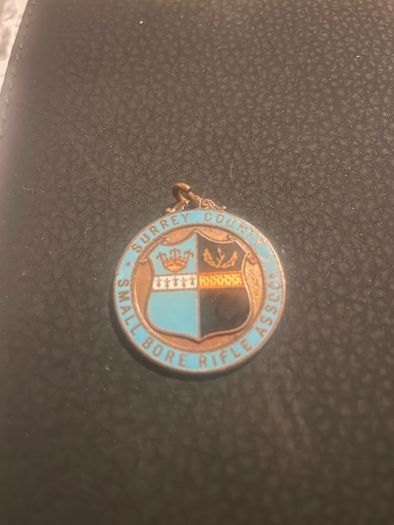Old rifle medal