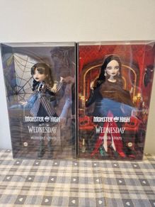 Monster high Wednesday and Morticia