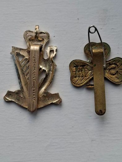 Irish Military Cap Badges