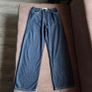 Bershka Loose fit Jeans in Navy size 8 Image 8