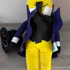 Aldi banana with top hat soft toy