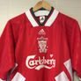 Liverpool Jersey. Official Adidas Mens Home Jersey. Season 1993-1995. Authentic Original From The Time. Not A Modern Remake. Image 3