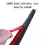 1.2 m black rear car spoiler with 3m adhesive Image 3