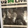 vintage U2 poster rare 1980's Image 6