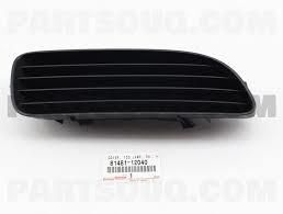 Original Set Toyota Corolla E11 VVTI 00-02 Facelift Front Bumper Non Fog light Grille Blanks Pair Drivers & Passengers Side. 81481-12020 81481-12040