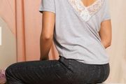 Sinead Keary The Sophie Lace Back Detail T-shirt